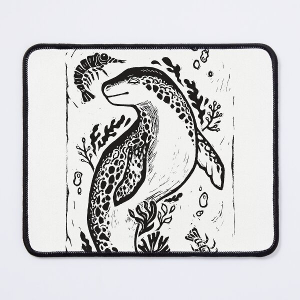 Item preview, leopard seal linocut designed and sold by petselkie.