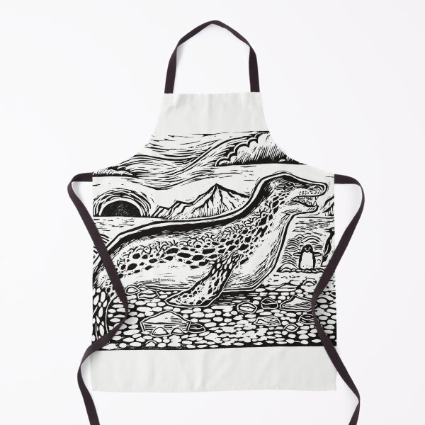 Item preview, leopard seal linocut designed and sold by petselkie.
