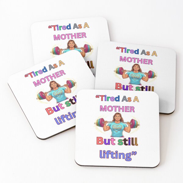 Item preview, "tired as a MOTHER but still lifting". weightlifting designed and sold by NapoliApparel.