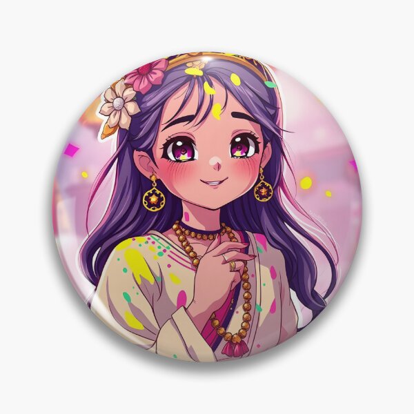 Item preview, Holi Cartoon Character Sticker designed and sold by Teewave-Ashish.