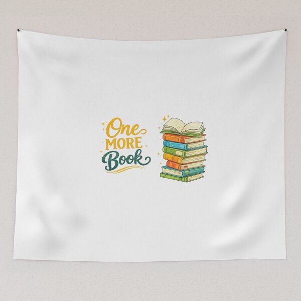 Item preview, One More Book Shirt – Book Lover Aesthetic, Colorful Reading Design, Bookworm Gift, Reader T-Shirt, World Book Day designed and sold by Final Chance Designs⭐️⭐️⭐️⭐️⭐️.