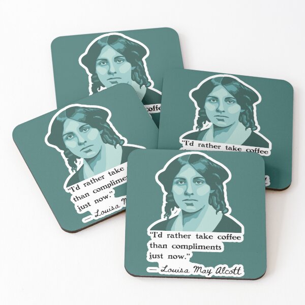 Item preview, Louisa May Alcott Portrait and Quote designed and sold by Unhinged Heather.