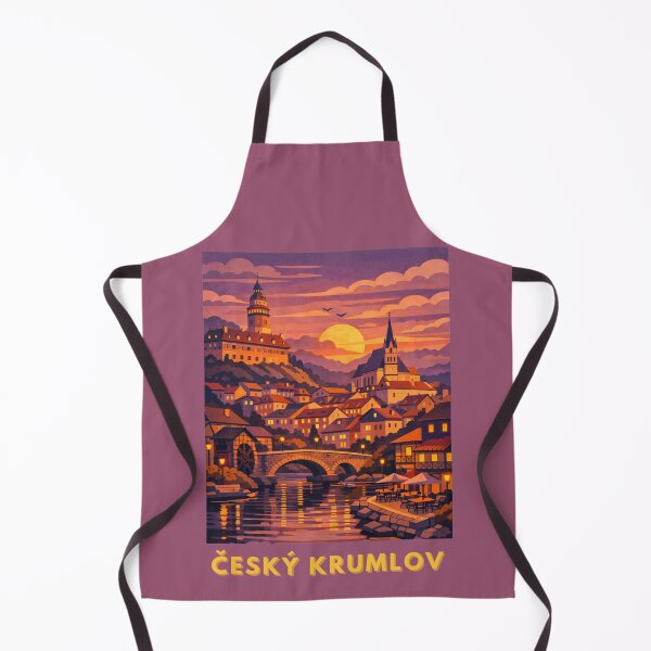 Item preview, Český Krumlov Czech Republic Vintage Travel Art designed and sold by MatthewHeights.