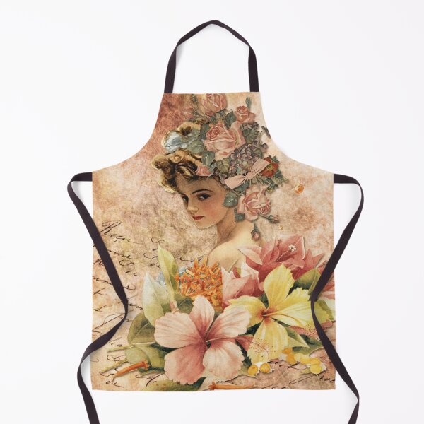 Item preview, Pretty Vintage Victorian Girl With Flower Hat designed and sold by Lovemountain.