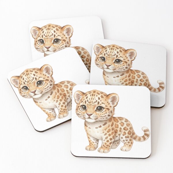 Item preview, Cute Baby Leopard Cub designed and sold by MKDSN.