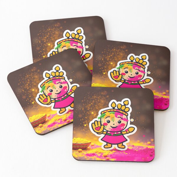 Item preview, Holi Crown Celebration Sticker designed and sold by Teewave-Ashish.