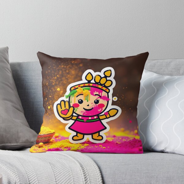 Item preview, Holi Crown Celebration Sticker designed and sold by Teewave-Ashish.