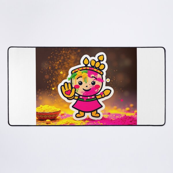 Item preview, Holi Crown Celebration Sticker designed and sold by Teewave-Ashish.