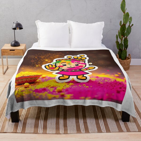 Item preview, Holi Crown Celebration Sticker designed and sold by Teewave-Ashish.