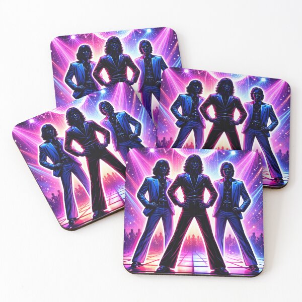 Item preview, Bee Gees Neon Disco Fever – Retro 70s Night Groove Energy designed and sold by SHOCAMPOS DESIGNS .