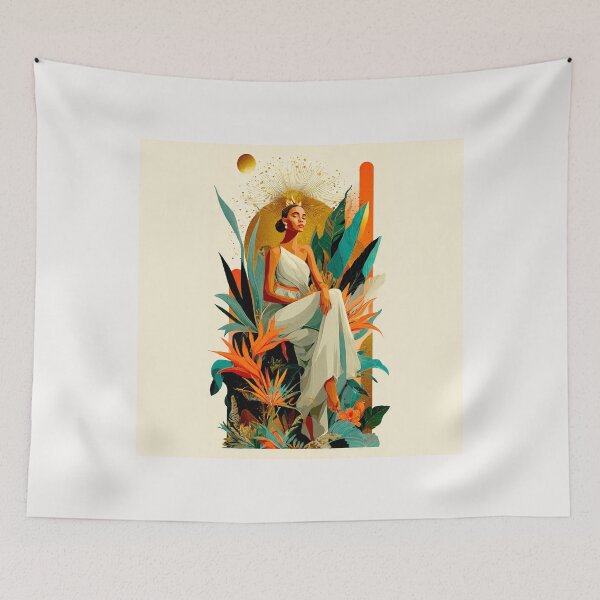 Item preview, The Empress tarot card, a powerful feminine figure representing motherhood,#5 designed and sold by Helios Be. Lavsh.
