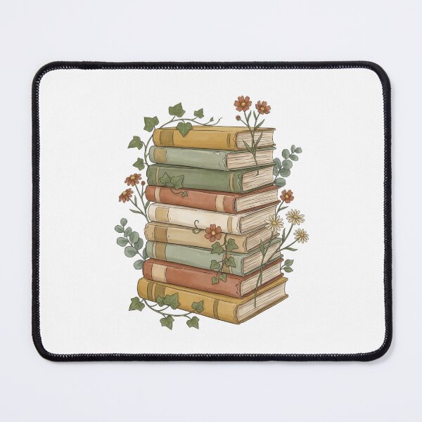 Item preview, Cottagecore Books & Wildflowers designed and sold by SOUFIANE1991.