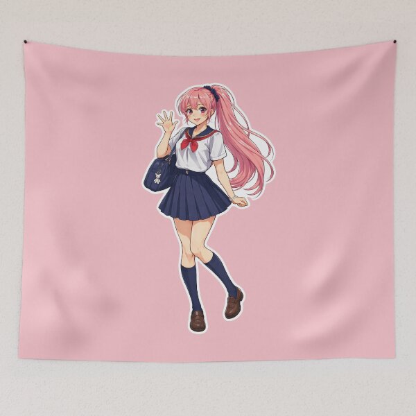 Item preview, anime high school girl designed and sold by lilypadblue.
