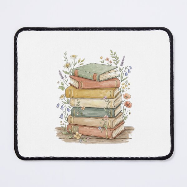 Item preview, Cottagecore Books & Wildflowers designed and sold by SOUFIANE1991.