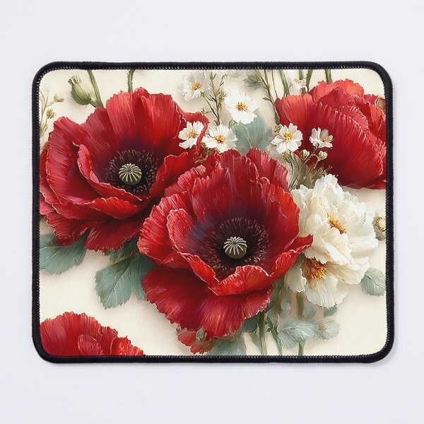 Item preview, Traditional Crimson Remembrance Poppy Meadow designed and sold by Nine Lives Studio.