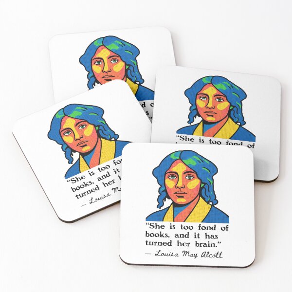 Item preview, Louisa May Alcott Portrait and Quote designed and sold by Unhinged Heather.