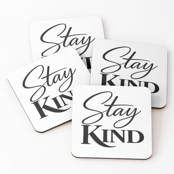 Item preview, Stay Kind Sticker, Minimalist Quote Sticker, Positive Message Sticker, Aesthetic Typography Sticker, Inspirational Kindness Decal designed and sold by JadmeStudio.