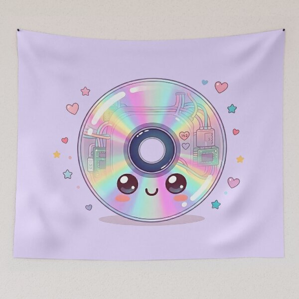 Item preview, Cute Retro CD Kawaii Aesthetic designed and sold by LMDIGITAL6.