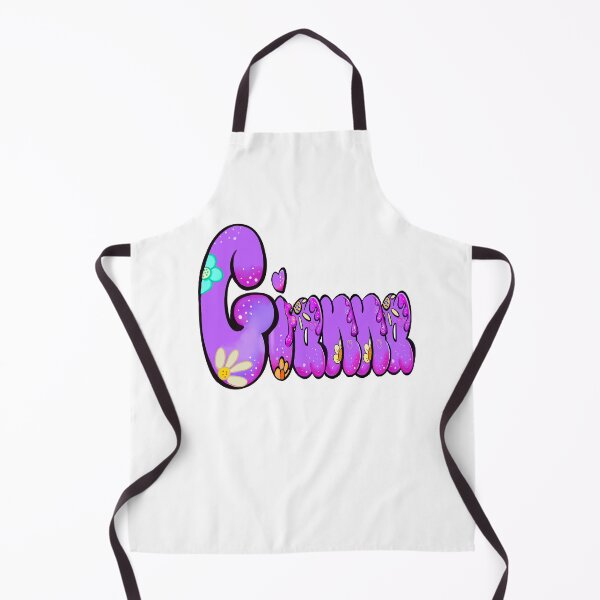 Item preview, Gianna Name - Purple Floral Bubble Letter Aesthetic Retro Boho Design designed and sold by Artonmytee.