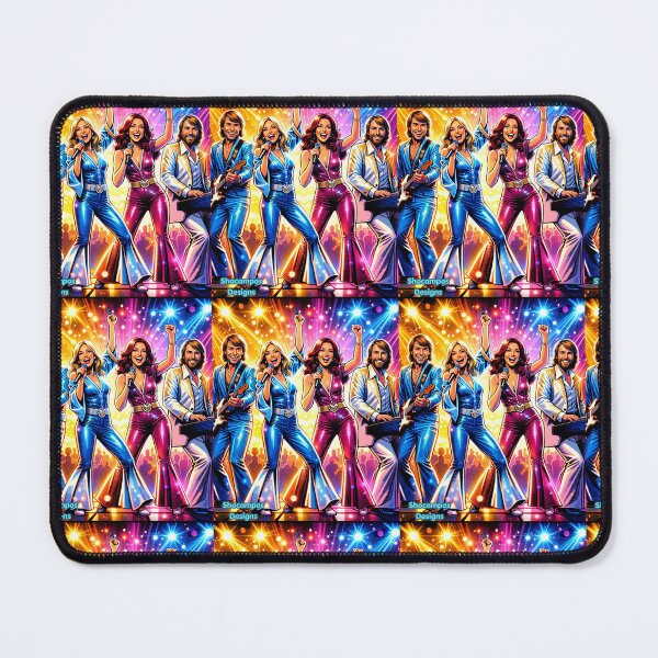 Item preview, ABBA Dancing Lights – Neon Retro Pop Disco Energy designed and sold by SHOCAMPOS DESIGNS .