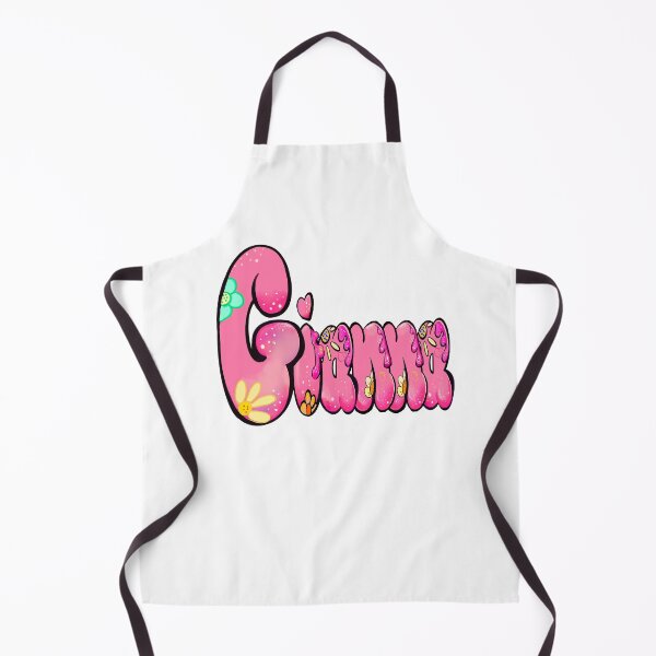 Item preview, Gianna Name - Pink Floral Bubble Letter Aesthetic Retro Boho Design designed and sold by Artonmytee.