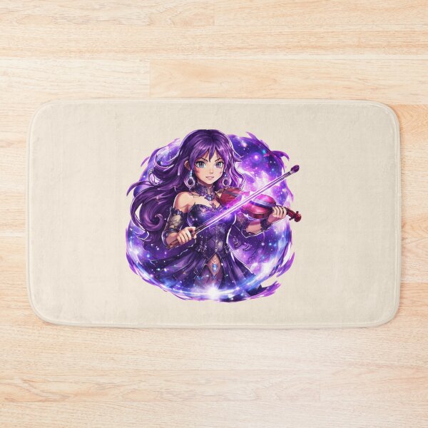 Item preview, Mysterious Violin Witch Assassin | Dark Elegant Space Mage Character | Anime Style Gaming Aesthetic designed and sold by VectorJoy.