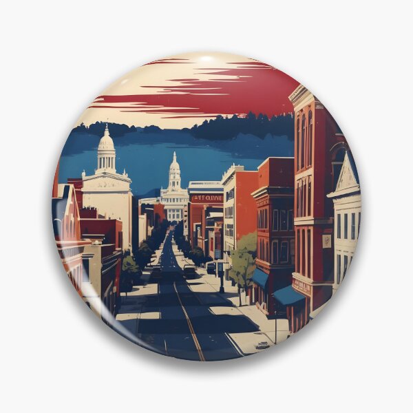 Item preview, Lewisburg West Virginia 1950s USA Vintage Travel Tourism designed and sold by TravelersGems.