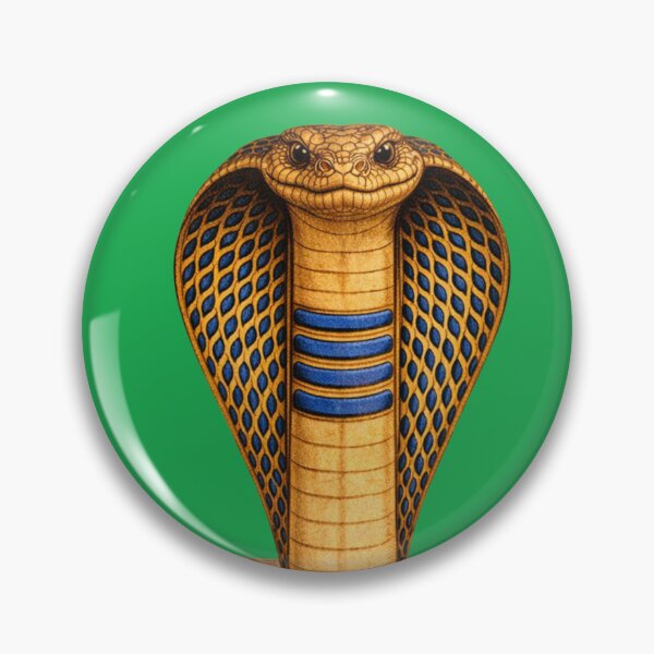 Item preview, Egyptian Cobra Minimal Design, Gold Snake Graphic, Cleopatra Symbol, Mystical Snake Illustration designed and sold by TatjanaMDesign.