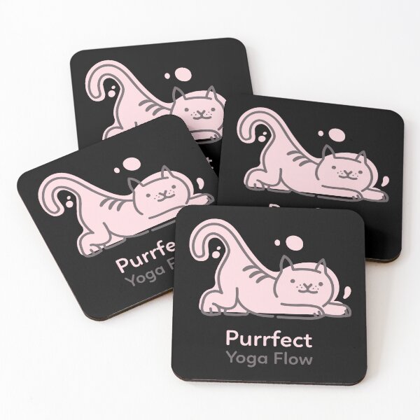 Item preview, Purrfect Yoga Flow designed and sold by SarcasticTeez.