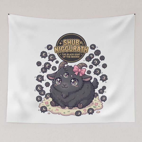 Item preview, Kawaii Shub-Niggurath Black Goat of the Woods designed and sold by k3rstman1.