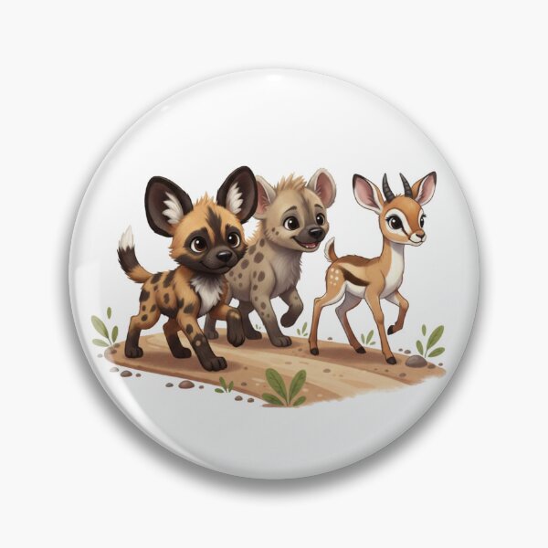 Item preview, Cute Safari Baby Animals Trio designed and sold by MKDSN.