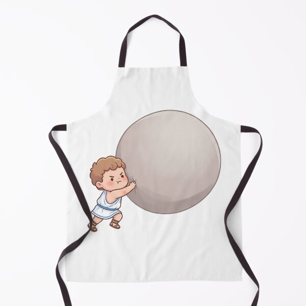 Item preview, Cute Chibi Sisyphus Pushing Giant Boulder designed and sold by k3rstman1.