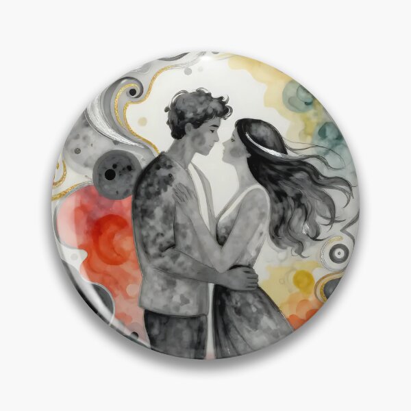 Item preview, Romantic Embrace Amidst Swirls  designed and sold by Miha5.