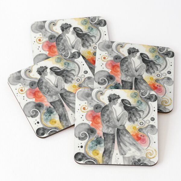 Item preview, Romantic Embrace Amidst Swirls  designed and sold by Miha5.