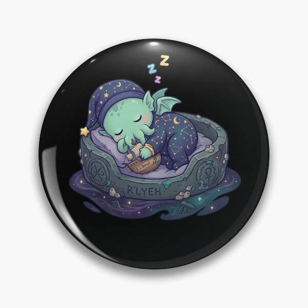 Item preview, Adorable Chibi Cthulhu Sleeping in Rlyeh designed and sold by k3rstman1.