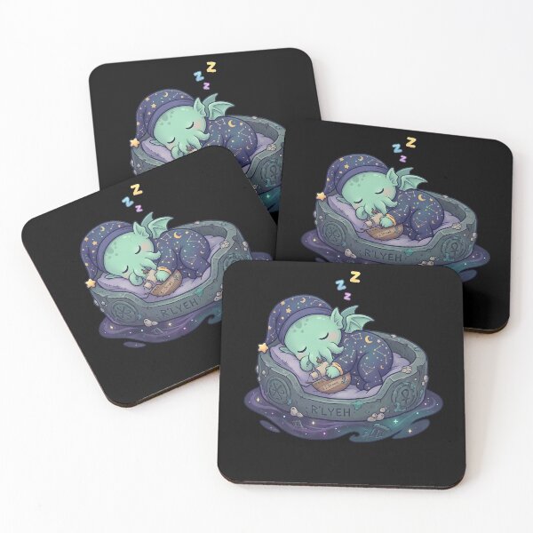 Item preview, Adorable Chibi Cthulhu Sleeping in Rlyeh designed and sold by k3rstman1.