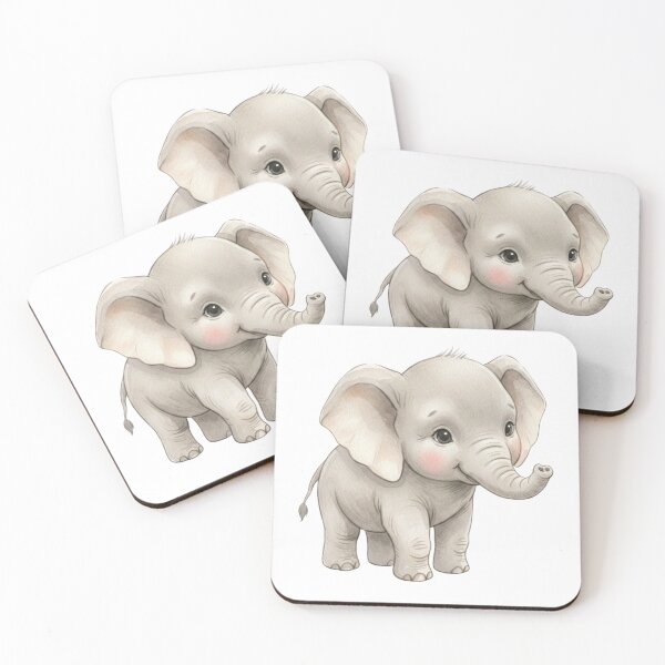 Item preview, Cute Baby Elephant designed and sold by MKDSN.