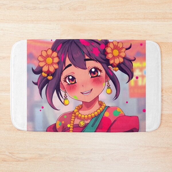 Item preview, Holi Festival Face Colors Sticker designed and sold by Teewave-Ashish.