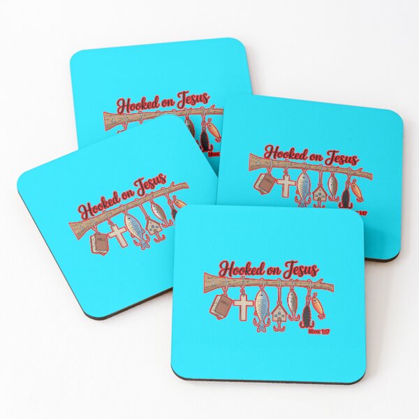 Item preview, Hooked On Jesus Christian Faith Fishing  designed and sold by WoodburyLake.