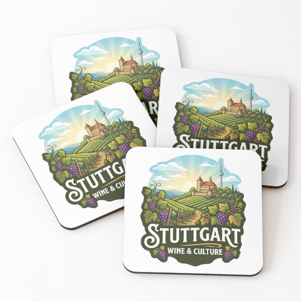 Item preview, Stuttgart Wine Culture Fernsehturm Vineyard Scene designed and sold by k3rstman1.