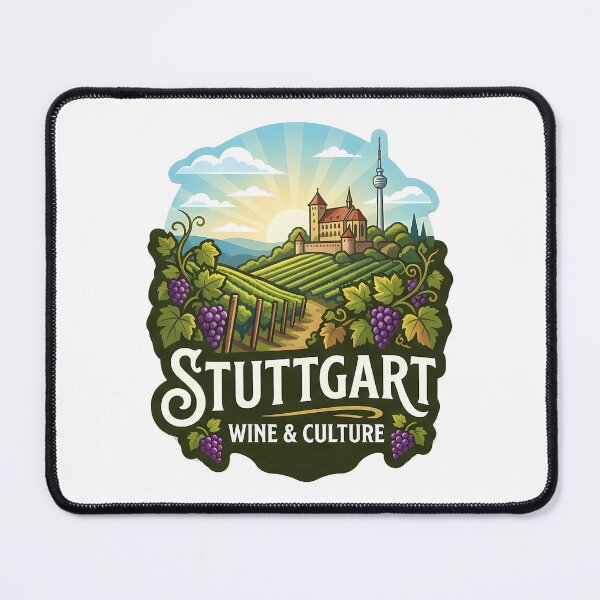 Item preview, Stuttgart Wine Culture Fernsehturm Vineyard Scene designed and sold by k3rstman1.