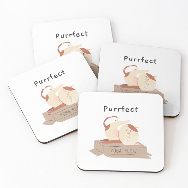 Item preview, Purrfect Yoga Flow designed and sold by SarcasticTeez.