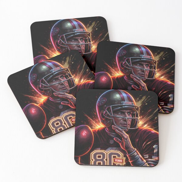 Item preview, San Francisco Football Legend - Neon Quarterback Action - 80 Years Anniversary designed and sold by keythxctrs.