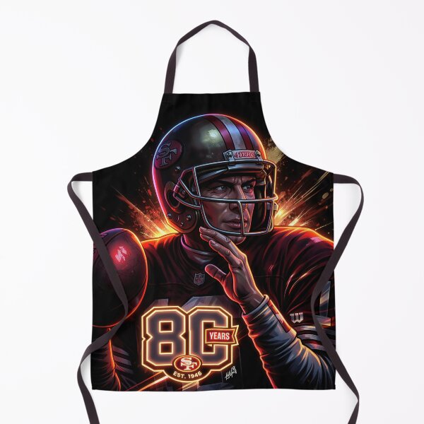Item preview, San Francisco Football Legend - Neon Quarterback Action - 80 Years Anniversary designed and sold by keythxctrs.
