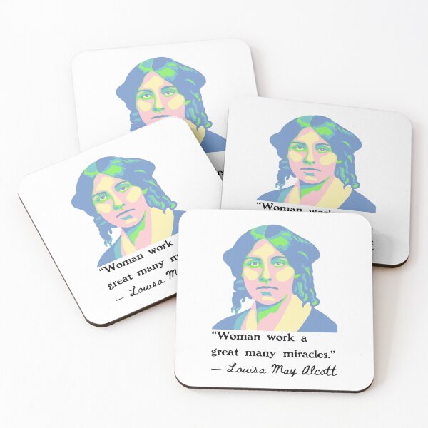 Item preview, Louisa May Alcott Portrait and Quote designed and sold by Unhinged Heather.