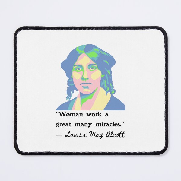 Item preview, Louisa May Alcott Portrait and Quote designed and sold by Unhinged Heather.