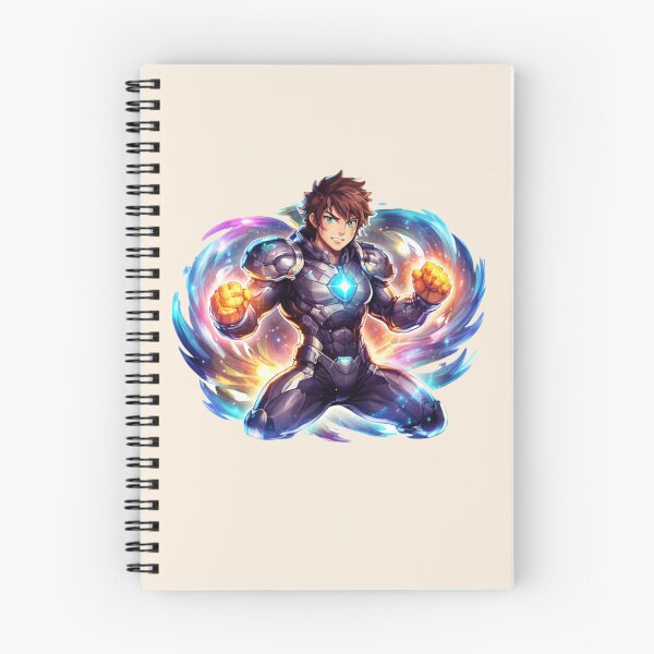 Item preview, Multiverse Hero Squad Leader | Futuristic Superhero Gaming Character | Anime Sci-Fi Action Sticker designed and sold by VectorJoy.