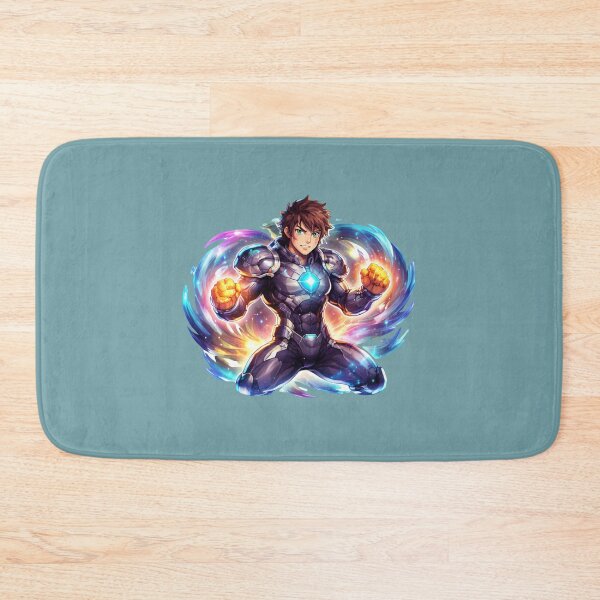 Item preview, Multiverse Hero Squad Leader | Futuristic Superhero Gaming Character | Anime Sci-Fi Action Sticker designed and sold by VectorJoy.