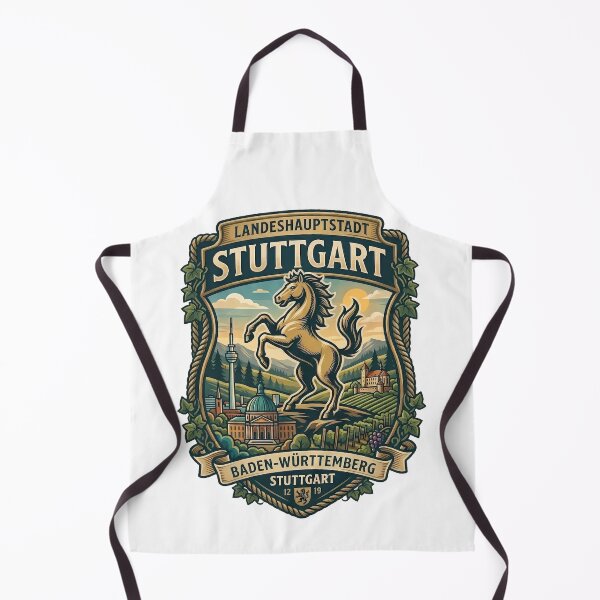 Item preview, Stuttgart Germany City Crest Vintage Horse Emblem designed and sold by k3rstman1.