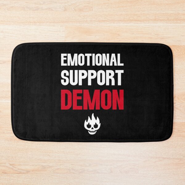 Item preview, Emotional Support Demon funny supernatural demon humor spn designed and sold by Say It With Ink.